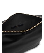 FURLA TONIE  Mini-Umhängetasche aus Leder Schwarz - Damentaschen - 3