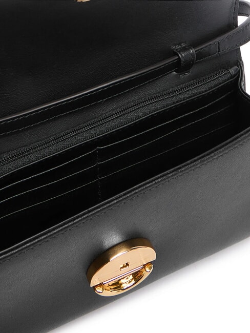 SFERA Mini-Umhängetasche aus Leder Schwarz - Damentaschen