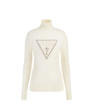 GUESS MELANIE TRIANGLE  Pullover mit Rundhalsausschnitt cremwhi - Damenpullover - 4