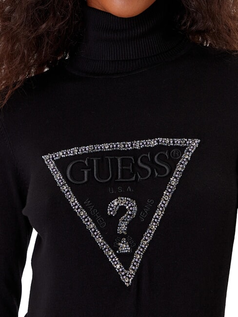 MELANIE TRIANGLE  Pullover mit Rundhalsausschnitt jetbla - Damenpullover