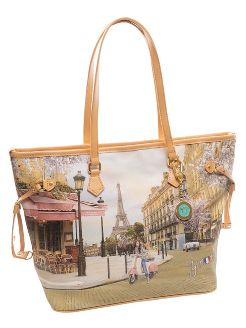 YESBAG Schulter-Einkaufstasche Schleier Paris - Damentaschen