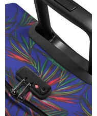 EASTPAK TRANVERZ M Mittlerer Trolley Brize Palm Navy - Halbharte Trolleys - 4
