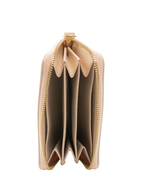 GARDENIA Kleine Lederbrieftasche mit umlaufendem Reißverschluss Tänzer - Brieftaschen Damen