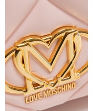 LOVE MOSCHINO GEOMETRIC Wandelbare Tasche mit Klappe Gesichtspuder - Damentaschen - 3