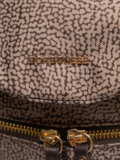 FLEXOS ZIP Rucksack natur op/dunkelbraun - Damentaschen