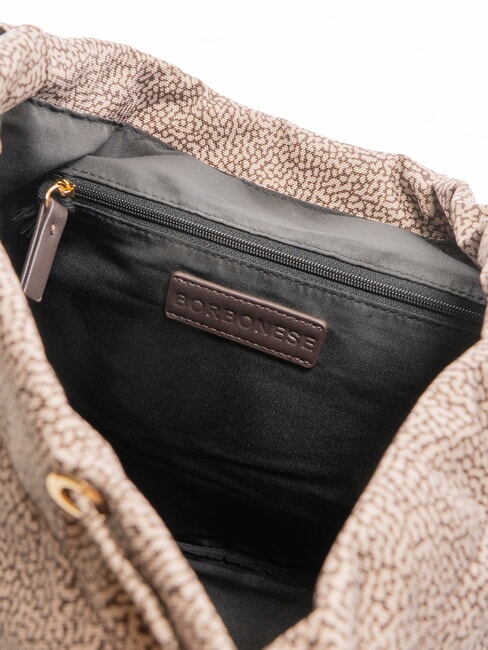 FLEXOS ZIP Rucksack natur op/dunkelbraun - Damentaschen