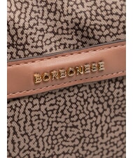 BORBONESE DOWNTOWN Large Umhängetasche natürliches Op/Pulver - Damentaschen - 3