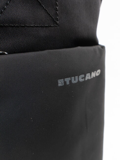 PIU Rucksack / Einkaufstasche Schwarz - Rucks&auml;cke f&uuml;r Schule &amp; Freizeit