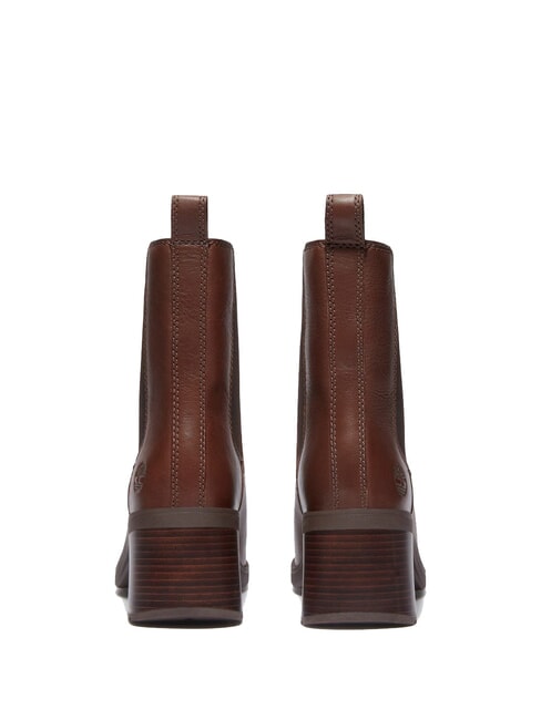 BELLEVAUX Stiefeletten dunkelbraunes Vollnarbenleder - Damenschuhe