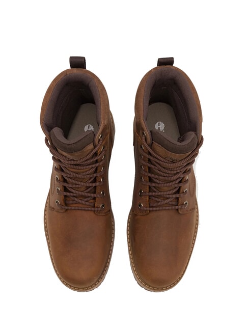 BRITTON ROAD Wasserdichte Stiefeletten aus Leder Rost voller Maserung - Herrenschuhe