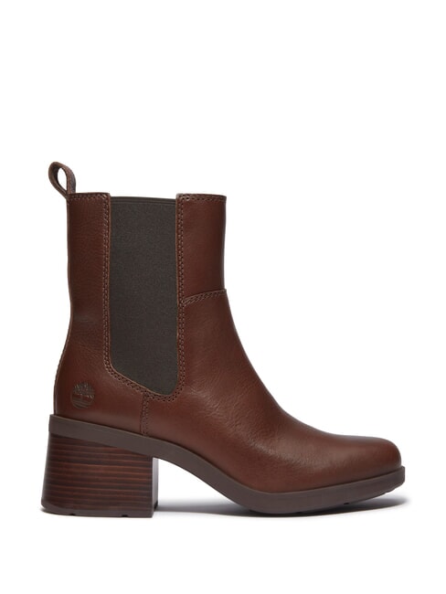 BELLEVAUX Stiefeletten dunkelbraunes Vollnarbenleder - Damenschuhe