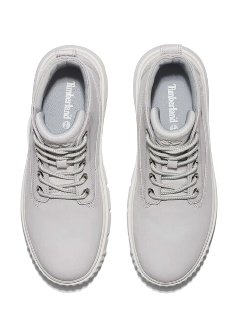 GREYFIELD Stiefeletten aus Leder grau violett - Damenschuhe