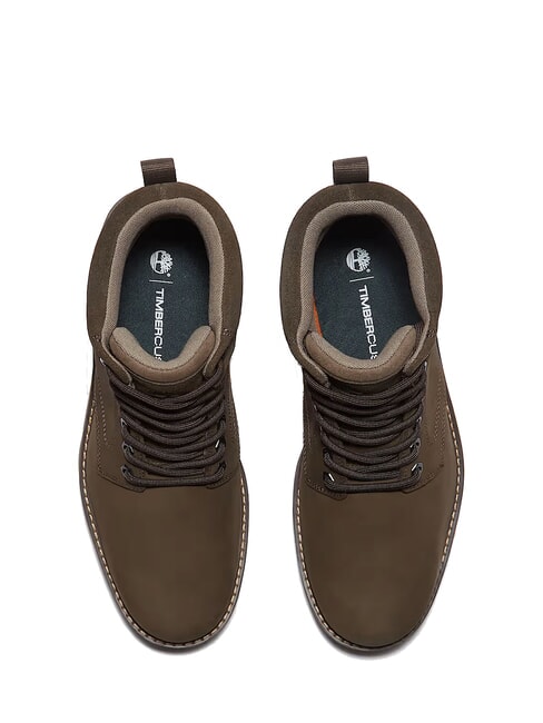 BRITTON ROAD Wasserdichte Stiefeletten aus Leder dunkelbraunes Nubuk - Herrenschuhe