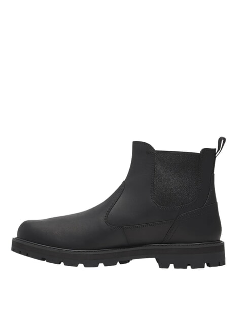 BRITTON ROAD Stiefeletten schwarzes Vollkorn - Herrenschuhe