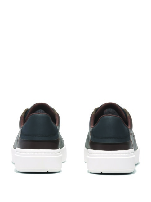 SENECA BAY Herren-Sneakers aus Leder dunkelbraunes Vollnarbenleder - Herrenschuhe