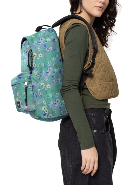OUT OF OFFICE 13 "Laptop-Rucksack Flora Fade Aqua - Rucksäcke für Schule &amp; Freizeit