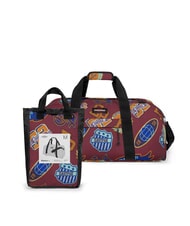 EASTPAK STATION + Tasche mit Schultergurt Clash Burgund - Reisetaschen - 5