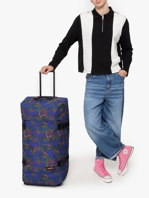 TRANVERZ L Großer Trolley Brize Palm Navy - Halbharte Trolleys