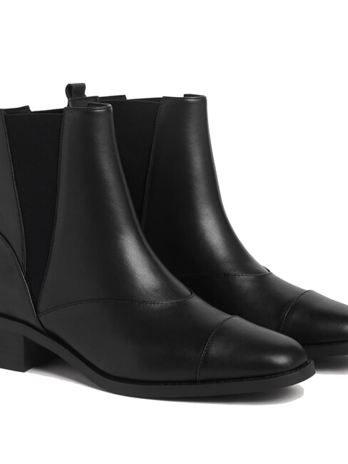 NIKLA SMOOTH Chelsea-Boots aus glattem Leder Schwarz - Damenschuhe