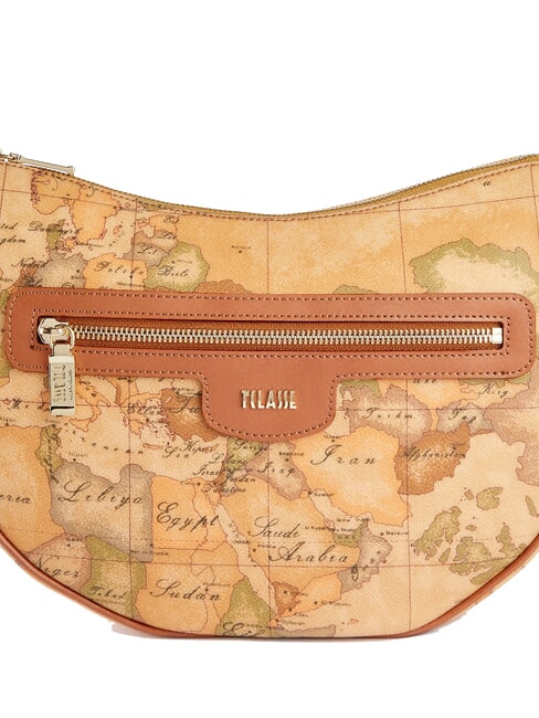 GEO CLASSIC Halbmond-Umhängetasche NATÜRLICH - Damentaschen