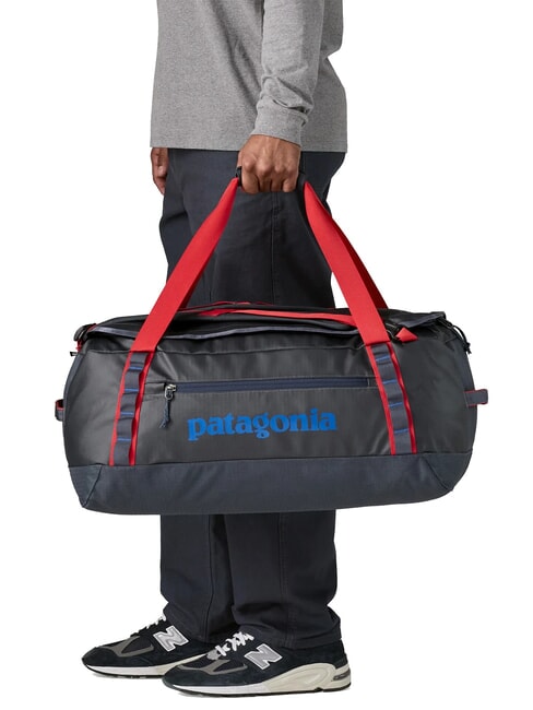 BLACK HOLE 55L Reiserucksack schwelen blau mit roten Knollenbl&auml;tterpilzen - Reisetaschen