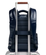 PIQUADRO BLUE SQUARE Fast-Check 14" Laptop-Rucksack Blau - PC-Rucksäcke - 3