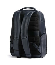 PIQUADRO RUSSEL 14" Laptop-Rucksack aus Leder Blau - PC-Rucksäcke - 2