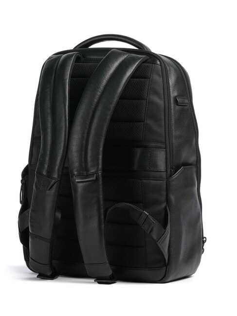 RUSSEL 14" Laptop-Rucksack aus Leder Schwarz - PC-Rucksäcke