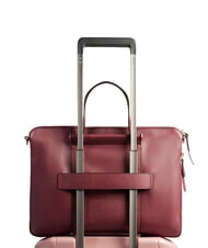 PIQUADRO CIRCLE 14-Zoll-Laptoptasche aus Leder Burgund - Arbeitstaschen - 3