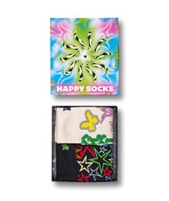 HAPPY SOCKS SPINNING WHEEL Geschenkset mit 2 Paar Socken Weiß - Damenstrümpfe - 4