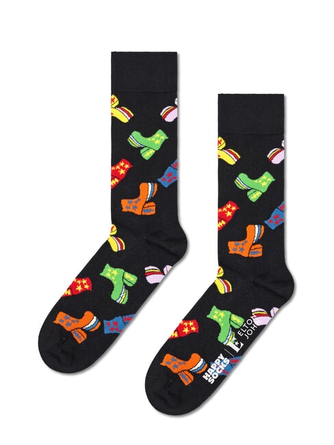 ELTON JOHN Geschenkset mit 3 Paar Socken Schwarz - Herrensocken/Herrenstrümpfe