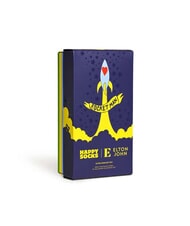 HAPPY SOCKS ELTON JOHN Geschenkset mit 3 Paar Socken Schwarz - Herrensocken/Herrenstrümpfe - 5