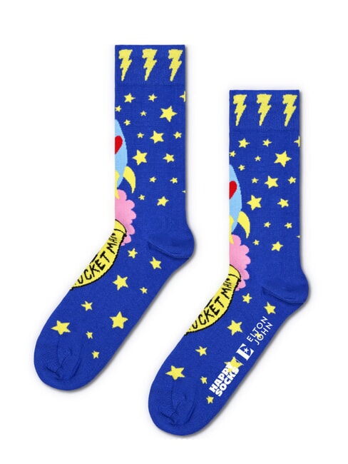 ELTON JOHN Geschenkset mit 6 Paar Socken Gelb - Herrensocken/Herrenstrümpfe