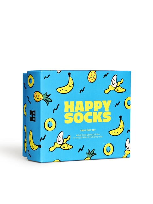 FRUITS SOCKS Geschenkset mit 2 Paar Socken Türkis - Damenstrümpfe