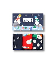 HAPPY SOCKS SNOWM Geschenkset mit 3 Paar Socken mehrfarbig - Herrensocken/Herrenstrümpfe - 6