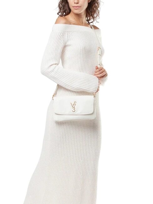 LOUISE Mittelgroße Umhängetasche mit Kettengriff ecru - Damentaschen