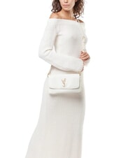 V73 LOUISE Mittelgroße Umhängetasche mit Kettengriff ecru - Damentaschen - 5
