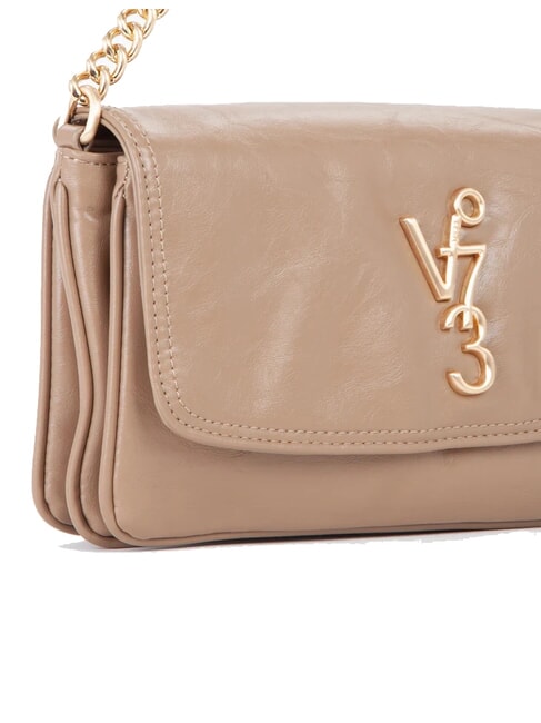 LOUISE Mittelgroße Umhängetasche mit Kettengriff taupe - Damentaschen