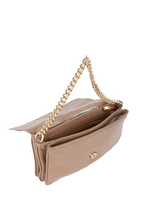 LOUISE Mittelgroße Umhängetasche mit Kettengriff taupe - Damentaschen