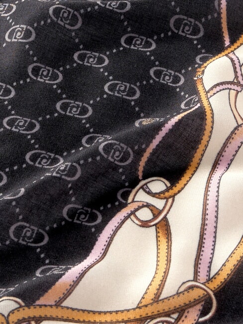 LOGO Stola mit Aufdruck SCHWARZ - Schals