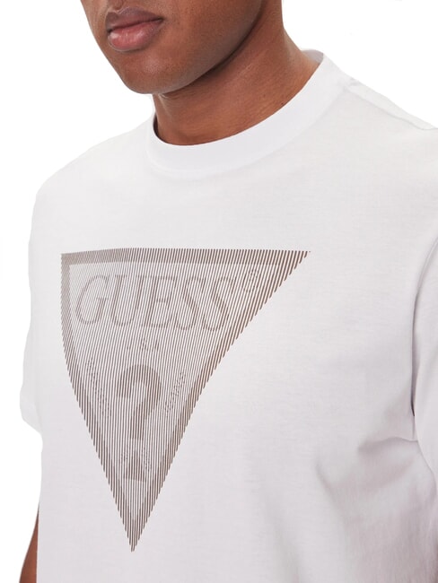 TRIANGLE LOGO Kurzarm-T-Shirt mit normaler Passform purwei&szlig; - Herren-T-Shirts