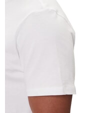 GUESS TRIANGLE LOGO Kurzarm-T-Shirt mit normaler Passform purweiß - Herren-T-Shirts - 4