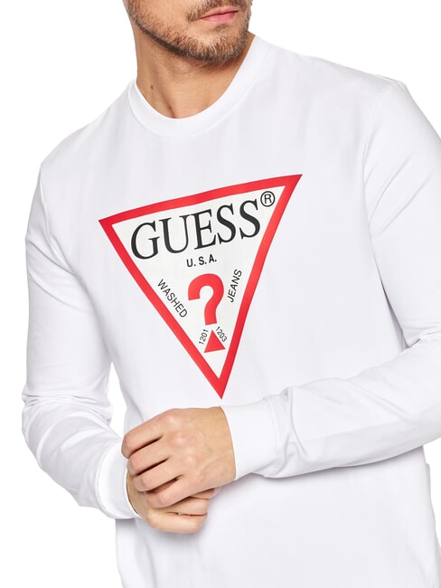 AUDLEY Sweatshirt mit Dreieck-Logo purweiß - Sweatshirts Herren