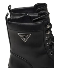 GUESS BADA2 Stiefeletten aus Leder SCHWARZ - Damenschuhe - 4
