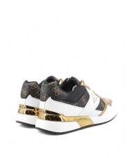 GUESS MICKAY Turnschuhe Beige / Braun - Damenschuhe - 4