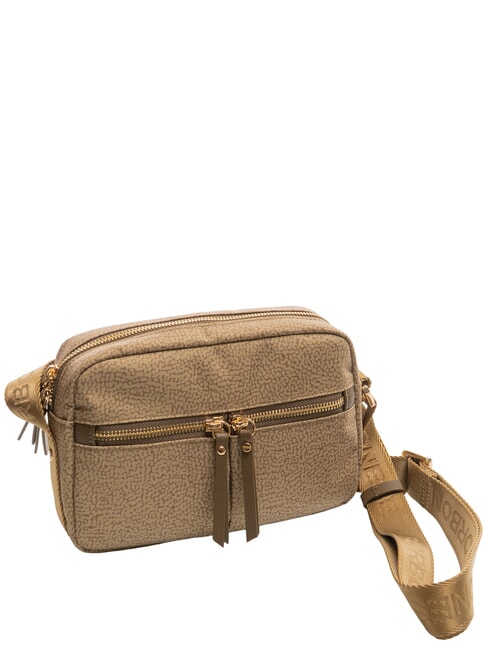 FLEXOS ZIP Mini-Umh&auml;ngetasche &Ouml;lgr&uuml;n - Damentaschen