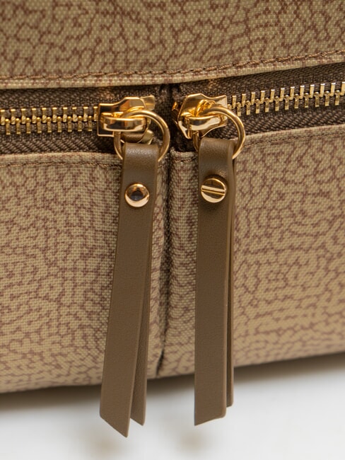 FLEXOS ZIP Mini-Umh&auml;ngetasche &Ouml;lgr&uuml;n - Damentaschen