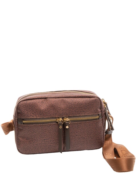 FLEXOS ZIP Mini-Umh&auml;ngetasche Terrakotta - Damentaschen