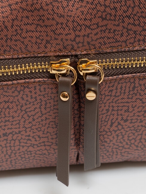 FLEXOS ZIP Mini-Umh&auml;ngetasche Terrakotta - Damentaschen