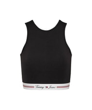 TOMMY HILFIGER TH JEANS Spitze Schwarz - T-Shirts und Tops für Damen - 3